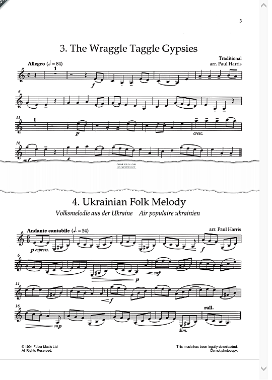 ukrainian folk melody klavier & melodieinstr. ukrainian traditional