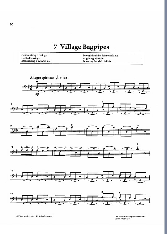 village bagpipes solo 1 st. mary cohen