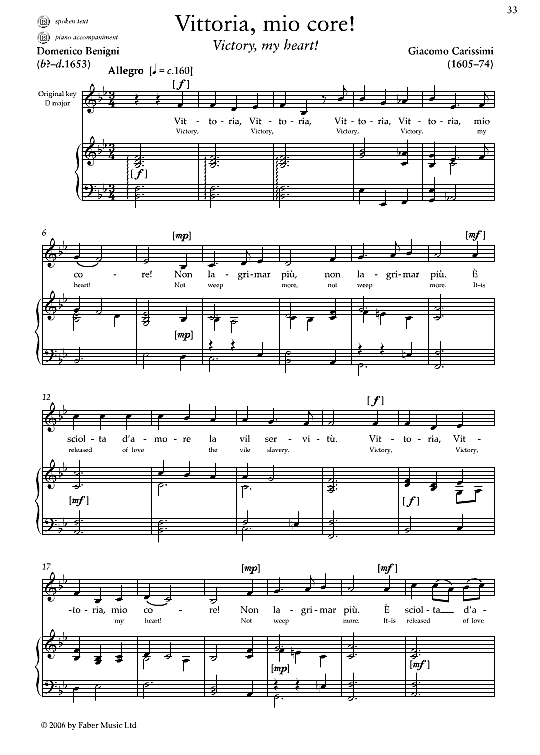 vittoria, mio core! klavier & gesang giacomo carissimi