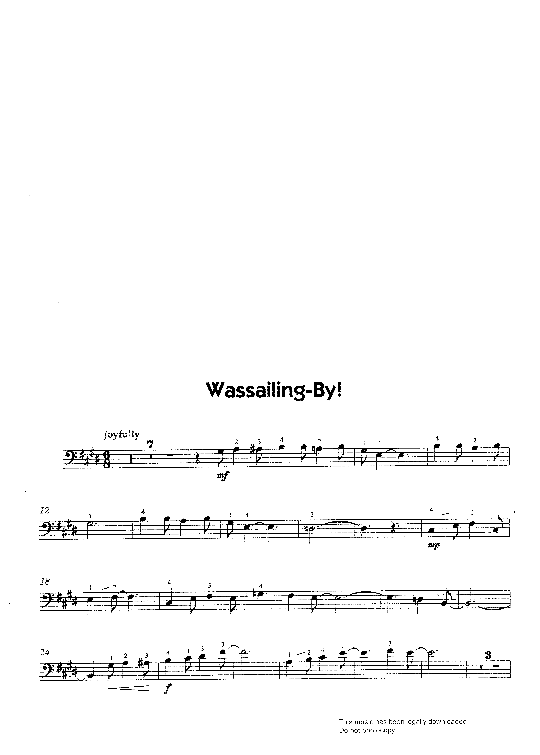 wassailing by klavier & melodieinstr. pam wedgwood