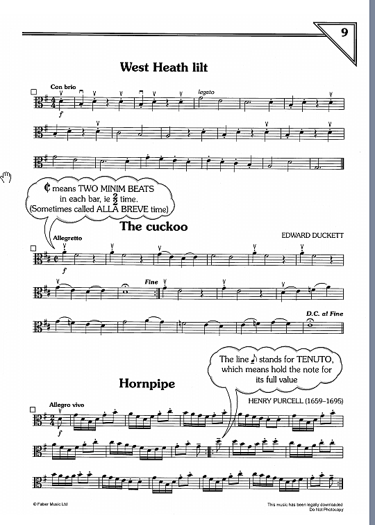 west heath lilt/the cuckoo solo 1 st. edward duckett