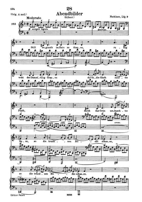 Abendbilder D.650 (Klavier Solo) (Klavier Solo) von Franz Schubert