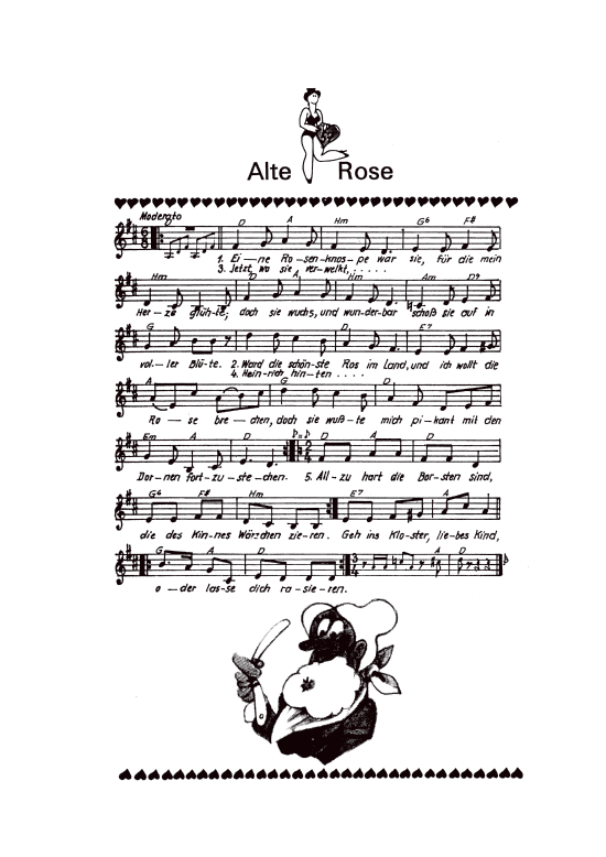 Alte Rose (Gesang + Akkorde) (Gesang  Akkorde) von 