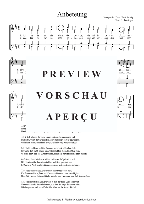 Anbeteung (Gemischter Chor) (Gemischter Chor) von Das geistliche Volkslied