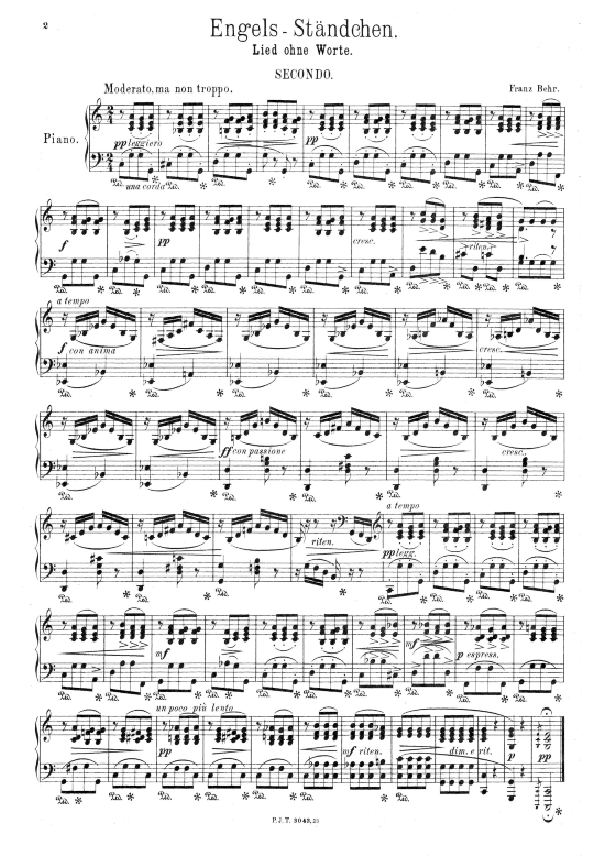 Engels-St ndchen (Klavier vierh ndig) (Klavier vierh ndig) von Heinrich Hofmann