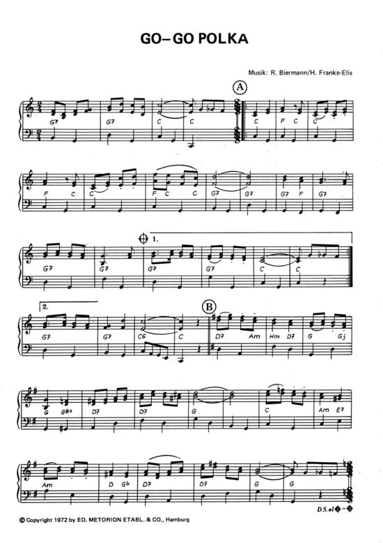 Go Go Polka (Klavier Solo) (Klavier Solo) von Remon Biermann (1972)