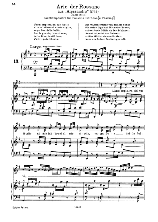 L armi implora dal tuo figlio (Sopran + Klavier) (Klavier  Sopran) von G. F. H ndel