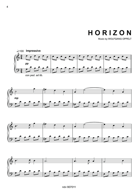 Minimal Jazz - 10 piano pieces (Klavier Solo) (Klavier Solo) von Wolfgang Oppelt