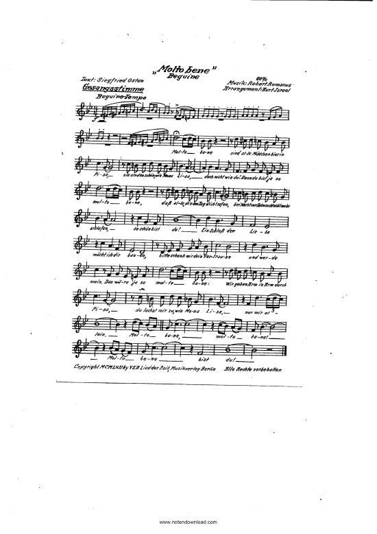 Molto Bene (Klavier Gesang  Gitarre) von Peter Beil und Chor 