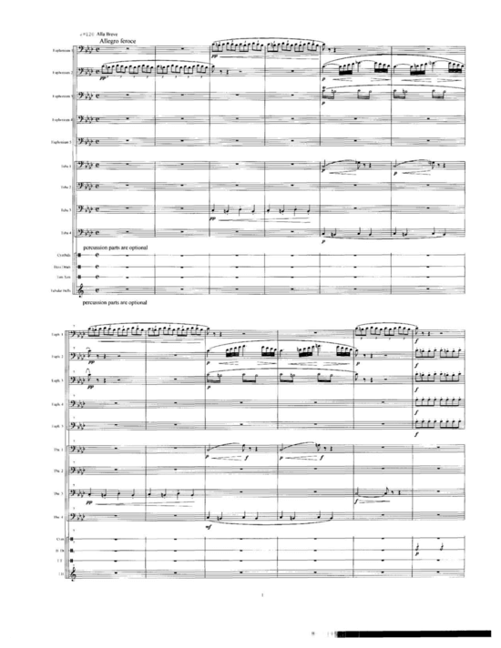 Night on Bald Mountain (Tuba Ensemble EEEEETTTT + Percussion) (Ensemble (Blechbl ser)) von Modeste Mussorgsky