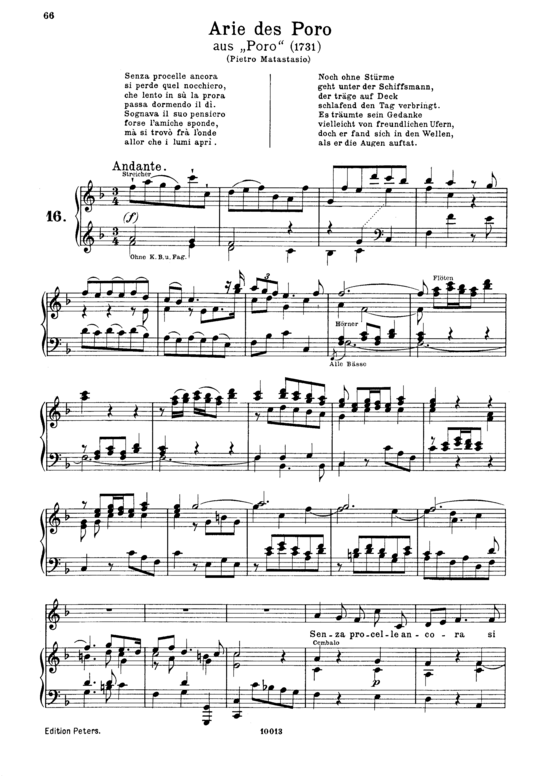 Senza procelle ancora (Alt + Klavier) (Klavier  Alt) von G. F. H auml ndel
