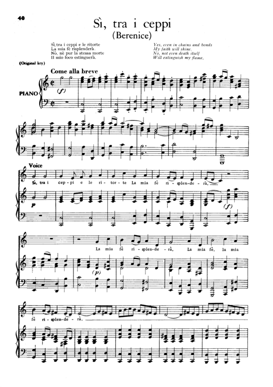 Si tra i ceppi (Alt + Klavier) (Klavier  Alt) von G. F. H ndel