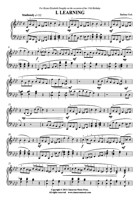 Sonatina 3 S tze (Klavier Solo) (Klavier Solo) von Barbara York