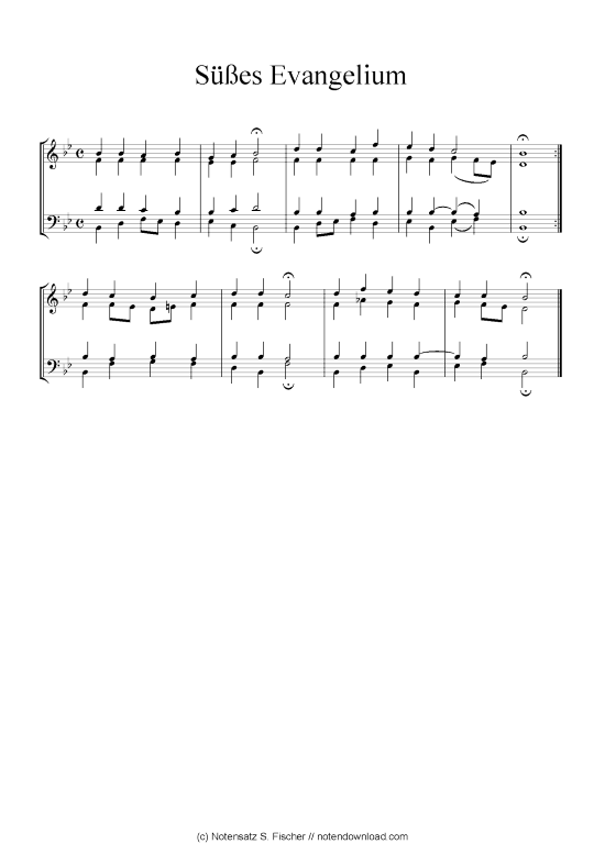 S es Evangelium (Klavier Solo) (Klavier Solo) von Johann Ch. G. Stade (Hrsgb.) 1830