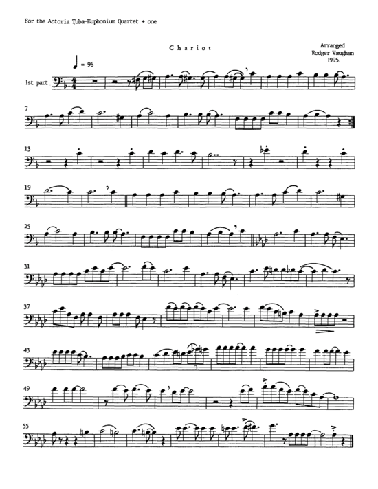 Swing Low Sweet Chariot (Tuba Quintett) (Quintett (Tuba)) von Traditional