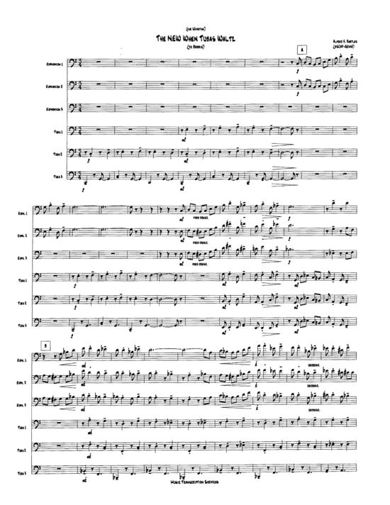 The New When Tubas Waltz (Tuba Ensemble EEETTT) (Ensemble (Blechbl ser)) von Alfred Bartles