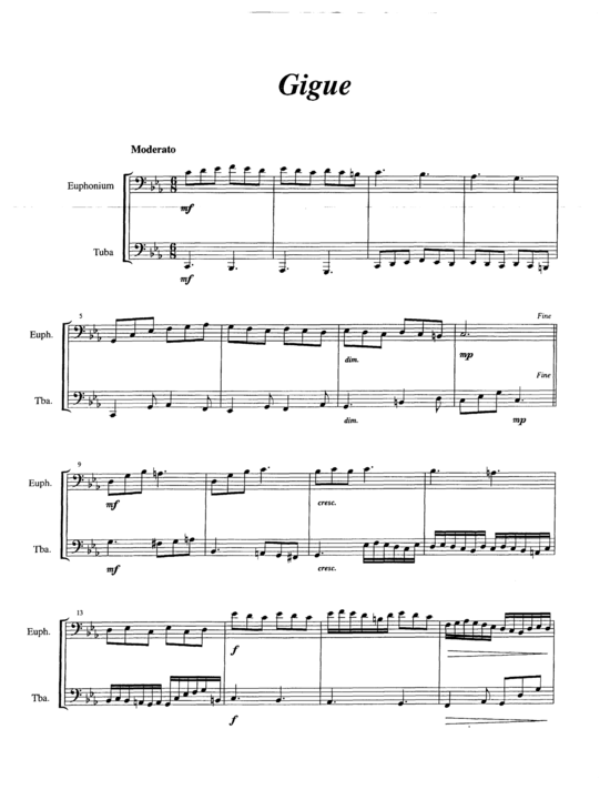 Three Short Duets (Tuba Duett ET) (Duett (Tuba)) von Angelo Manzo