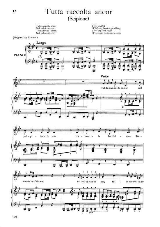 Tutta raccolta ancor (Alt + Klavier) (Klavier  Alt) von G. F. H ndel