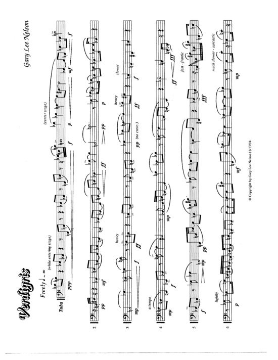Verdigris (Tuba Solo) (Tuba (Solo)) von Gary Nelson
