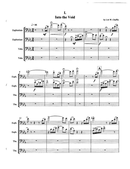 Vortex (Tuba Quartett EETT) (Quartett (Tuba)) von Lon Chaffin