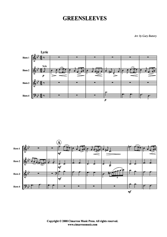 Weihnachtsvergn uuml gen Teil 2 (Hornquartett) (Quartett (Horn)) von 6 Weihnachtslieder