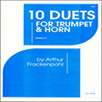 10 duets for trumpet and horn brass ensemble arthur frackenpohl