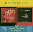 all alone am i piano, vocal & guitar chords brenda lee