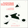 contest duets for the intermediate snare drummers percussion ensemble murray houllif