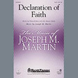 declaration of faith bb clarinet 1,2 choir instrumental pak joseph m. martin