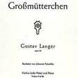 grossmutterchen piano, vocal & guitar chords right hand melody g. langer