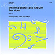intermediate solo album for horn piano/score brass solo hilfiger