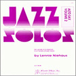 jazz solos for alto sax, volume 2 woodwind solo lennie niehaus