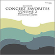 kendor concert favorites, volume 2 piano opt. piano optional orchestra various