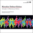 kendor debut solos baritone t.c. & b.c. piano accompaniment brass solo donald m. sherman