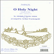 o holy night cantique de noel 2nd eb alto saxophone woodwind ensemble arthur frackenpohl