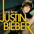 one time piano, vocal & guitar chords justin bieber