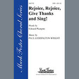 rejoice, rejoice, give thanks and sing! satb choir edward plumptre