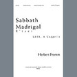 sabbath madrigal r'tsei satb choir herbert fromm