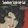 somebody stole my gal piano, vocal & guitar chords leo wood