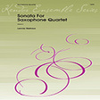 sonata for saxophone quartet full score woodwind ensemble lennie niehaus