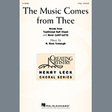 the music comes from thee 2 part choir r. eben trobaugh