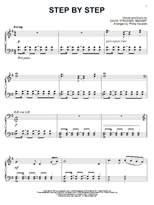 Step By Step (arr. Phillip Keveren) (Piano Solo) von Rich Mullins
