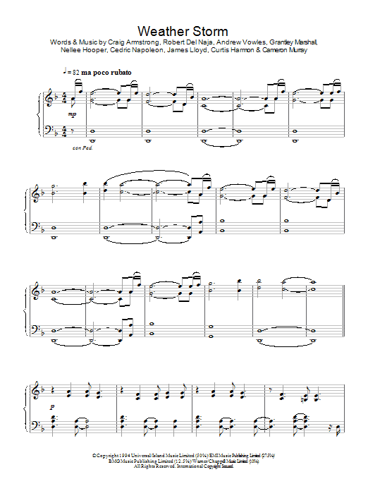 Weather Storm (Piano Solo) von Massive Attack