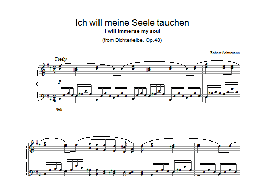 Ich will meine Seele tauchen (Piano Solo) von Robert Schumann