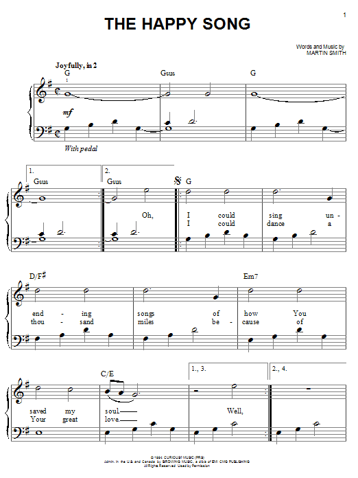 The Happy Song (Easy Piano) von Delirious?