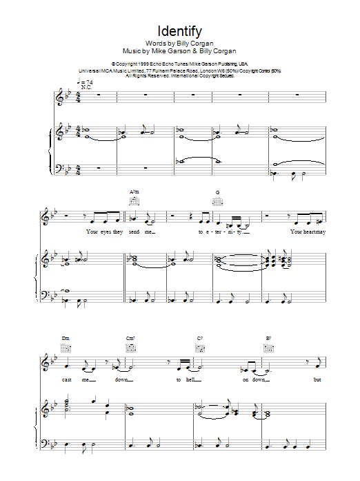 Identify (Piano, Vocal & Guitar Chords) von Natalie Imbruglia