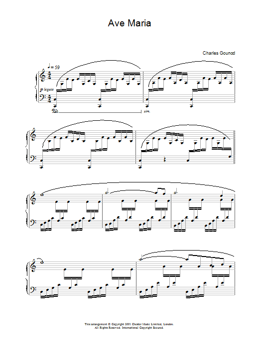 Ave Maria (Piano Solo) von Charles Gounod