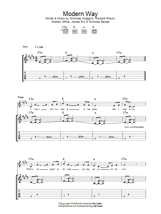 Modern Way (Guitar Tab) von Kaiser Chiefs