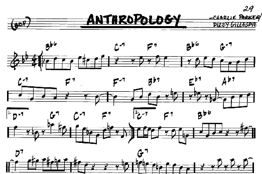 Anthropology (Real Book  Melody & Chords  C Instruments) von Charlie Parker