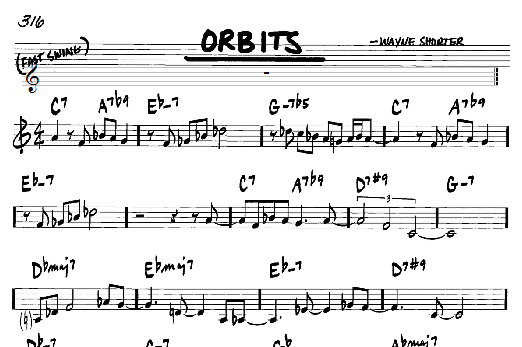 Orbits (Real Book  Melody & Chords  C Instruments) von Wayne Shorter